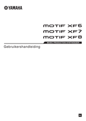 Yamaha motif XF6 Gebruikershandleiding