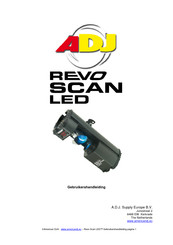 ADJ REVO SCAN LED Gebruikershandleiding