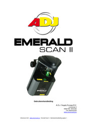 ADJ EMERALD SCAN II Gebruikershandleiding