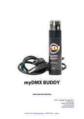 ADJ myDMX BUDDY Gebruikershandleiding