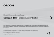 Orcon Compact-10RH Handleiding Voor De Installateur