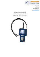 PCE Instruments PCE-VE 3 Series Gebruiksaanwijzing