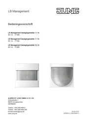 Jung 17280 Series Bedieningsvoorschrift