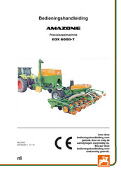 Amazone EDX 6000-T Bedieningshandleiding