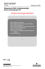 Emerson Rosemount 3051 Beknopte Installatiegids