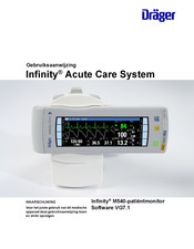 Dräger Infinity Acute Care System Gebruiksaanwijzing
