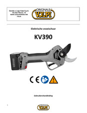 Volpi KV390 Gebruikershandleiding