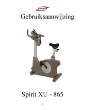 Spirit XU-865 Gebruiksaanwijzing