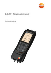 TESTO 480 Gebruiksaanwijzing