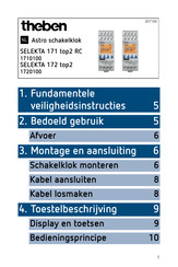 Theben SELEKTA 172 top2 Bedieningshandleiding