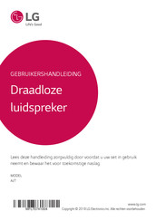 LG AJ7 Gebruikershandleiding