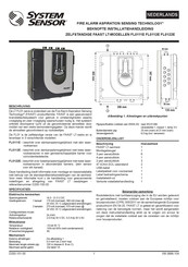 System Sensor FAAST LT FL0111E Beknopte Installatiehandleiding