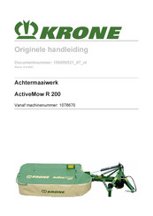 Krone ActiveMow R 200 Originele Handleiding