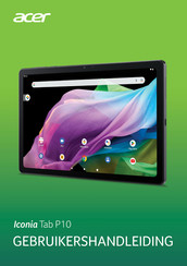 Acer Iconia Tab P10 Gebruikershandleiding