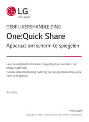 LG One:Quick Share SC-00DA Gebruikershandleiding