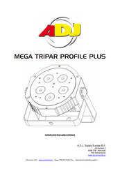 ADJ MEGA TRIPAR PROFILE PLUS Gebruikershandleiding