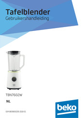 Beko TBN7602W Gebruikershandleiding