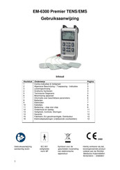 Everyway EM-6300 Premier TENS/EMS Gebruiksaanwijzing