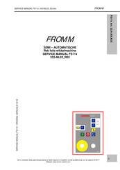 Fromm FS11 Series Handleiding