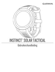 Garmin INSTINCT SOLAR TACTICAL Gebruikershandleiding