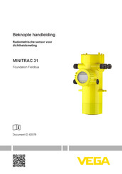Vega MINITRAC 31 Beknopte Handleiding