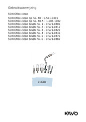 KaVo SONICflex clean tip 48 A Gebruiksaanwijzing