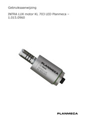 KaVo INTRA LUX motor KL 703 LED Planmeca Gebruiksaanwijzing