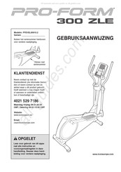 Pro-Form PFEVEL83910.2 Gebruiksaanwijzing