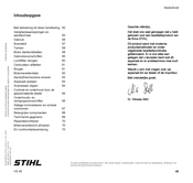 Stihl HS 45 Handleiding