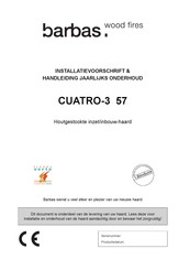 barbas CUATRO-3 57 Installatievoorschrift En Handleiding Jaarlijks Onderhoud