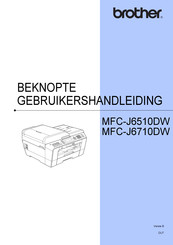 Brother MFC-J6510DW Gebruikershandleiding