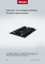 Miele SmartLine CS 7102-1 Gebruiks- En Montagehandleiding