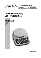 KERN EMB 200-3 Gebruiksaanwijzing