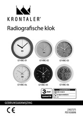 Krontaler GT-RBC-04 Gebruiksaanwijzing