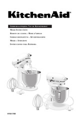 KitchenAid 5K45SS Gebruiksaanwijzing