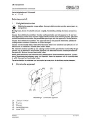 Jung 1731JE Bedieningsvoorschrift