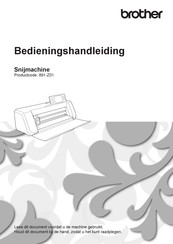 Brother 891-Z01 Bedieningshandleiding