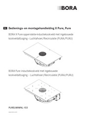 bora X Pure PUXU Bedienings- En Montagehandleiding