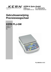 KERN and SOHN PLJ 6000-1GM Gebruiksaanwijzing