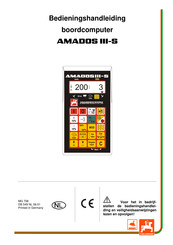 Amazone AMADOS III-S Bedieningshandleiding