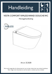 Vesta COMFORT RIMLESS 32.3630 Handleiding