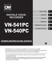 OM SYSTEM VN-540PC Gebruikershandleiding