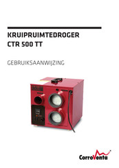 CorroVenta CTR 500 TT Gebruiksaanwijzing