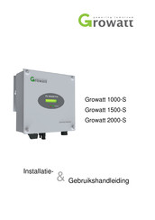 Growatt 1500-S Installatie En Gebruikshandleiding