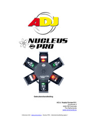 ADJ Nucleus PRO Gebruikershandleiding