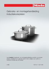 Miele KM 7678 FL Gebruiks- En Montagehandleiding