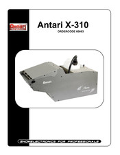 Antari X-310 Fazer Gebruiksaanwijzing