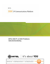 Mitel 3300 IP Communications Platform Gebruikershandleiding