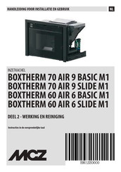 MCZ BOXTHERM 60 AIR 6 SLIDE M1 Handleiding Voor Installatie En Gebruik