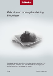 Miele FN 32402 i Gebruiks- En Montagehandleiding